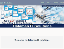 Tablet Screenshot of datamanindia.com